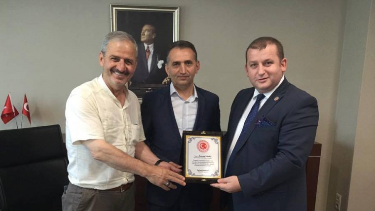 İBB Destek Hizmetler Daire Başkanı Osman Savaş'a Teşekkür ziyareti..