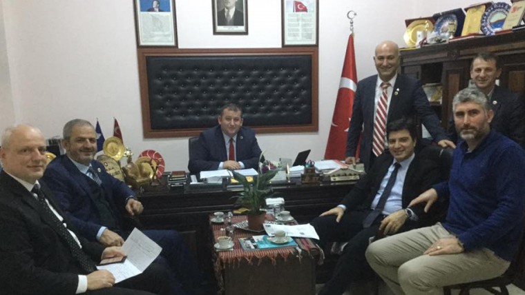 Bedaş Genel Müdürü Murat Yiğit (TÜMFED) ziyarette bulundu.