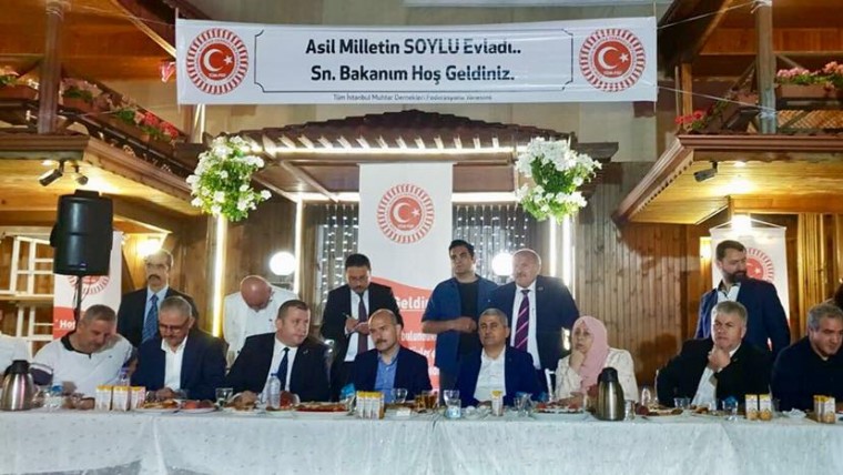 TÜMFED Genel Merkezinde içişleri Bakanı Soylu ile Sahurda Buluştu..